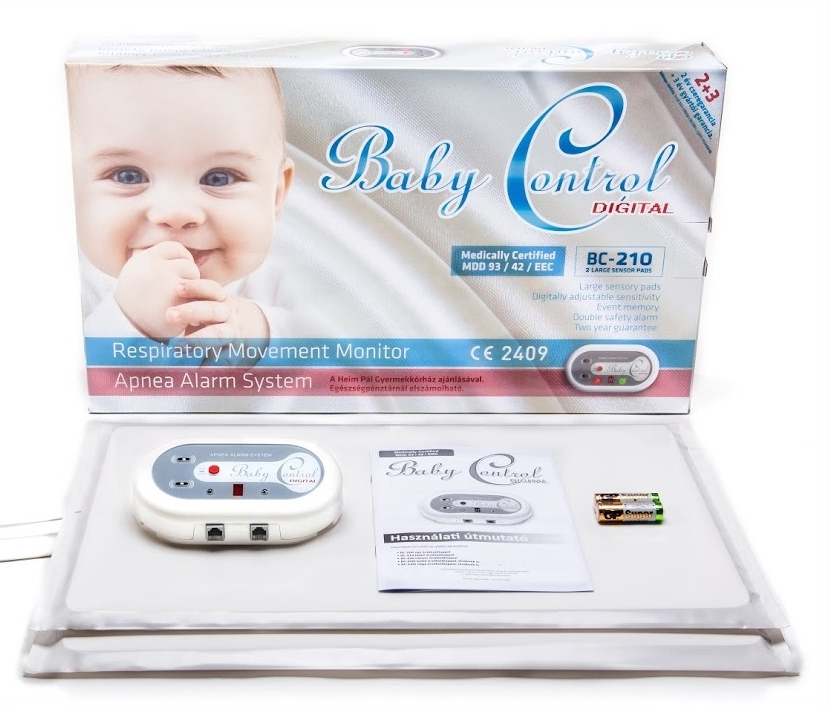 Bérelhető Baby Control légzésfigyelő